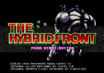 Hybrid Front, The (Japan) (Beta) screen shot title